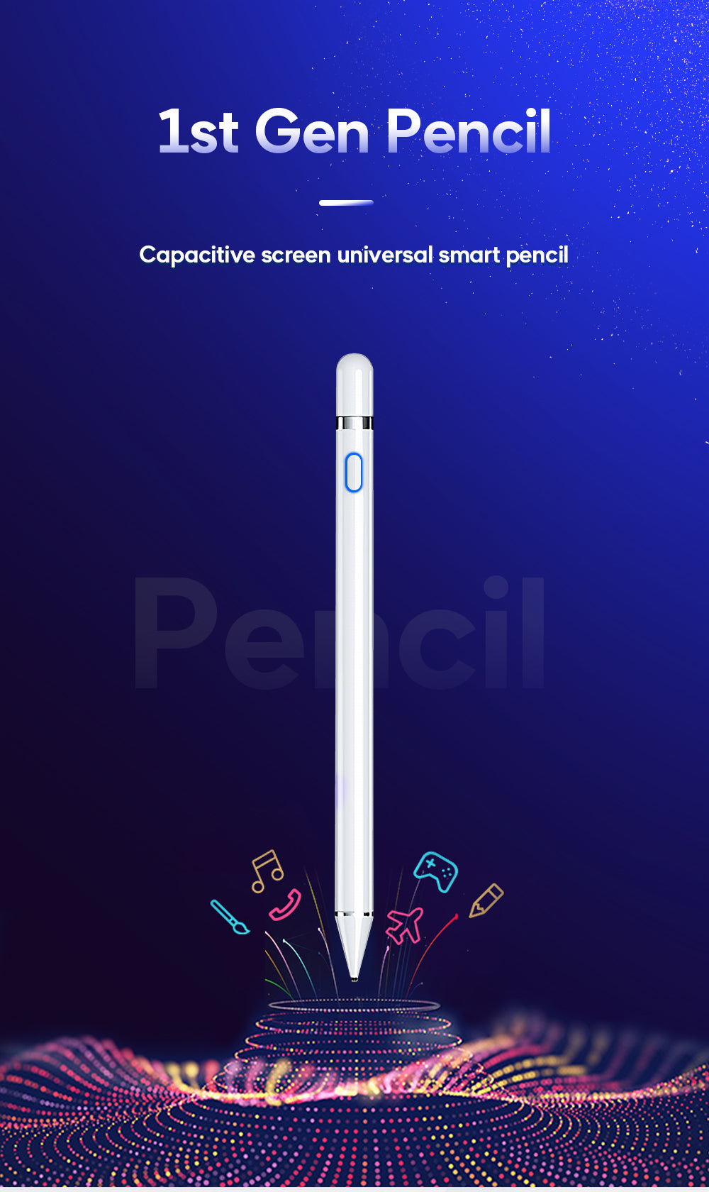 For Apple Pencil iPad Pro Pen Touch Pen For Tablet iPad Air 5 Samsung Xiaomi Lenovo Tablete Pen Stylus For Mobile Phones Android