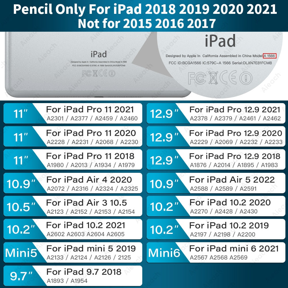 For Apple Pencil 2 Aieach 23th Gen iPad Pencil For Appl Pencil For iPad 2022 2021 2020 2019 2018 Air 5 Bluetooth Stylus Pen 애플펜슬